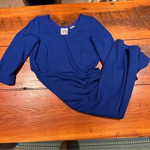 Virginia Dare Dress Co "Meg" Dress, Bright Blue, Women's Small